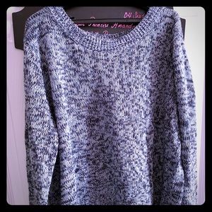 H&M blue knit sweater